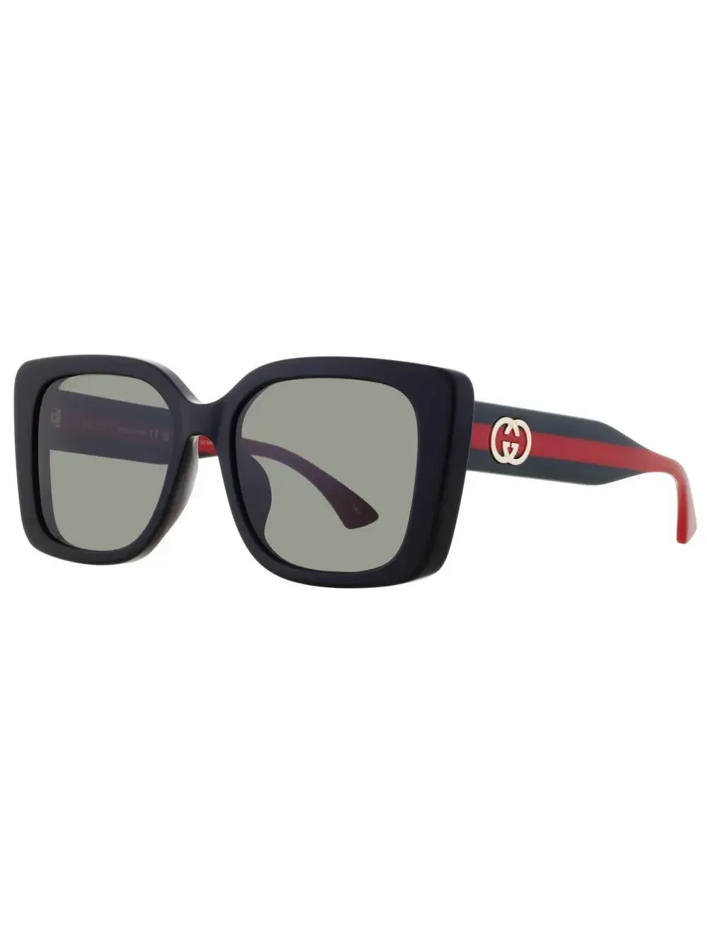 Gucci Grey Square Ladies Sunglasses 55 #265191G20B